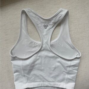 TNA aritiza long line Women's White Racerback Sports Bra